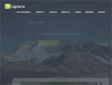 Tablet Screenshot of captorra.com